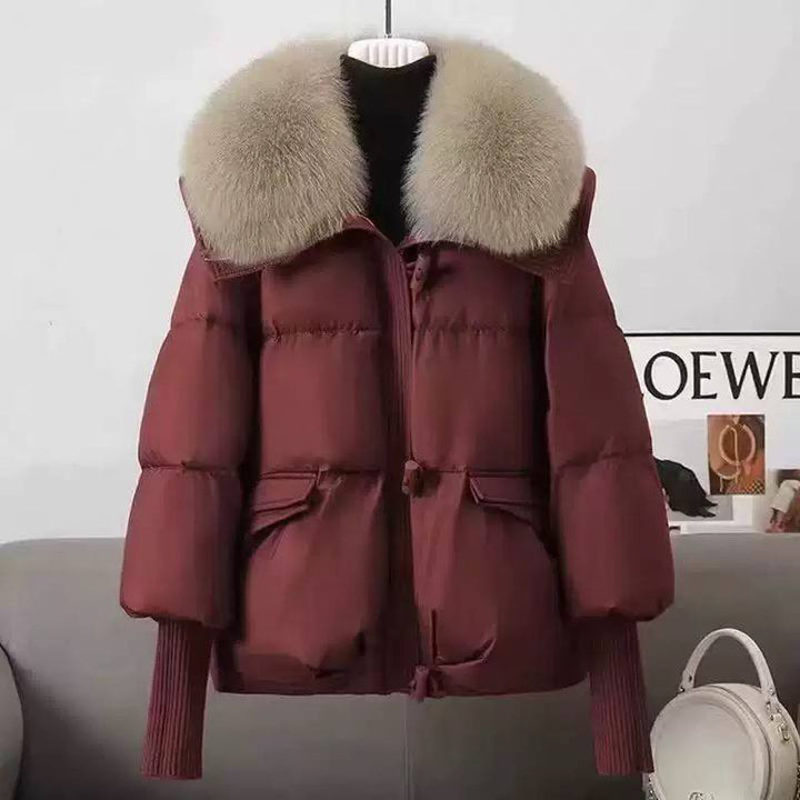 Mathilde | Doudoune Oversize à Motif Matelassé