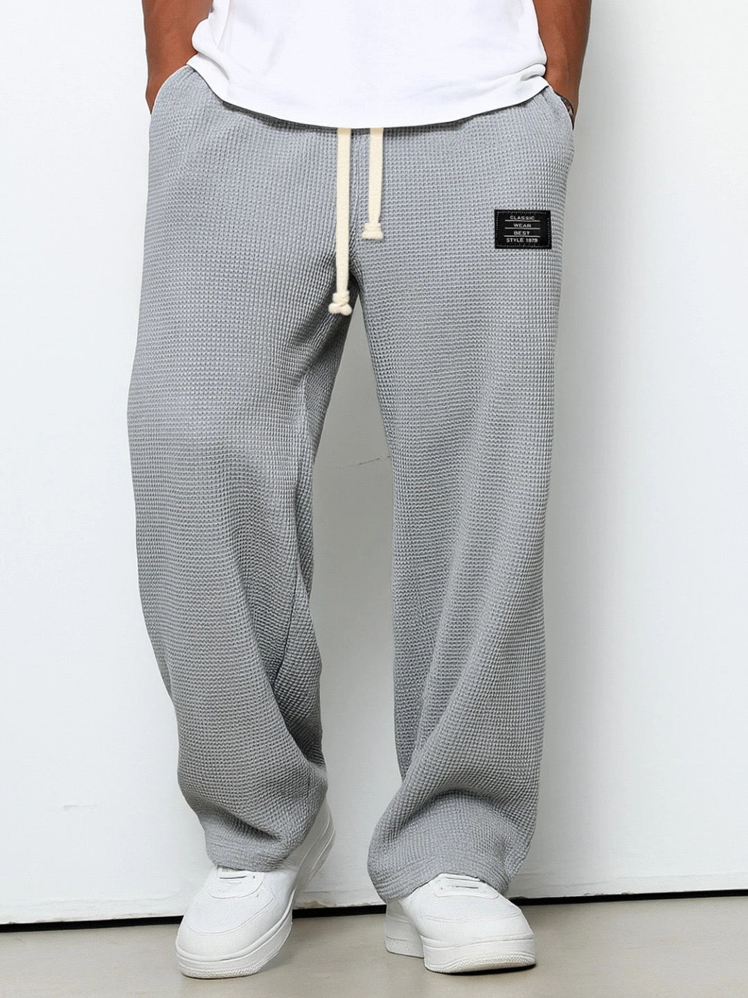 Rondae | Pantalon à Jambes Larges et Ceinture Réglable