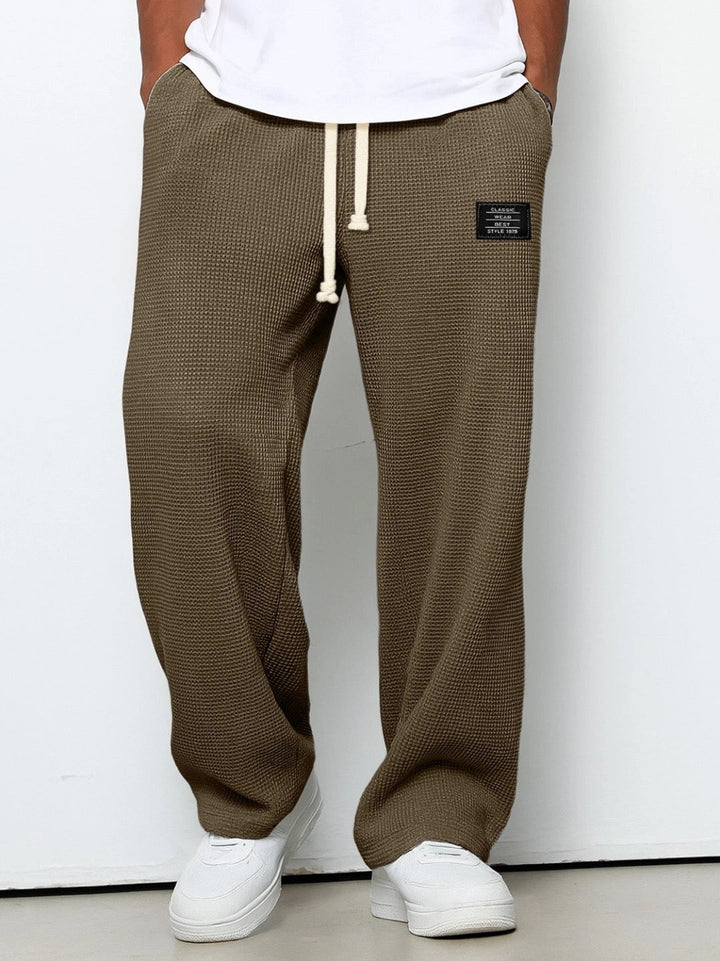 Rondae | Pantalon à Jambes Larges et Ceinture Réglable