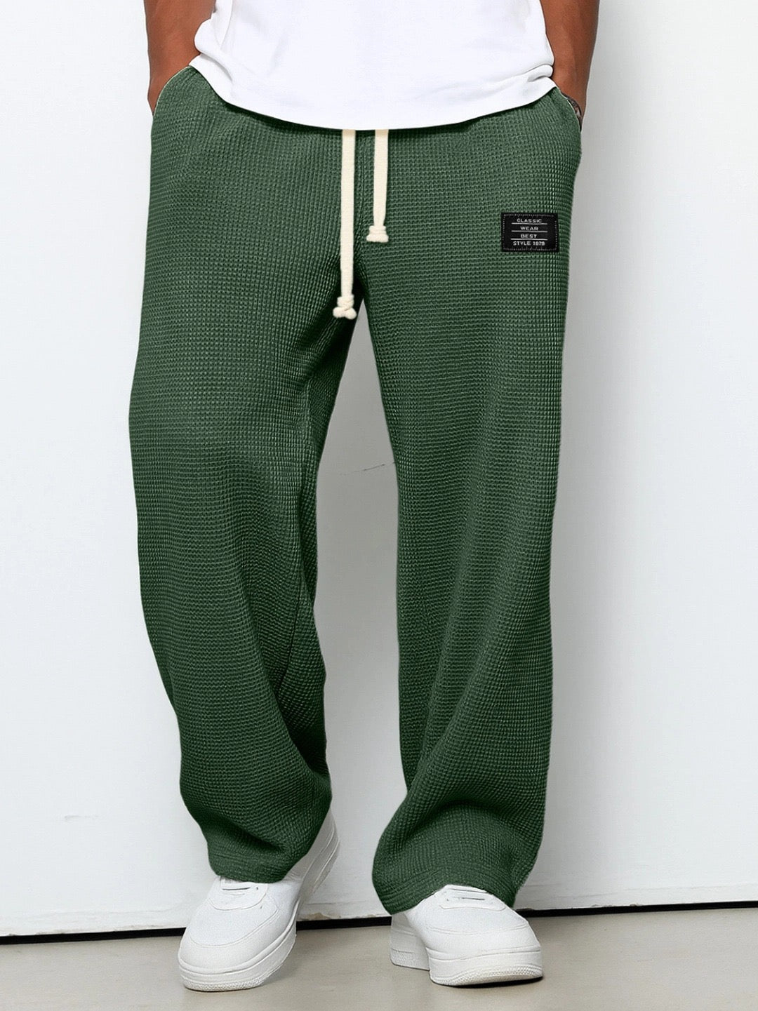 Rondae | Pantalon à Jambes Larges et Ceinture Réglable