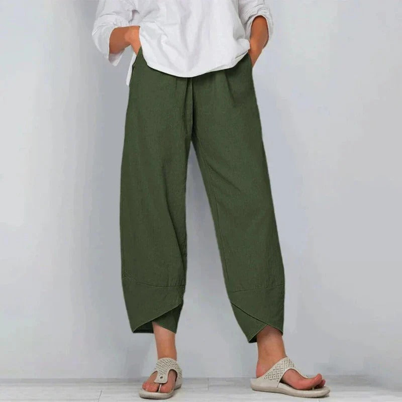 GINA| PANTALON CHIC ÉTÉ