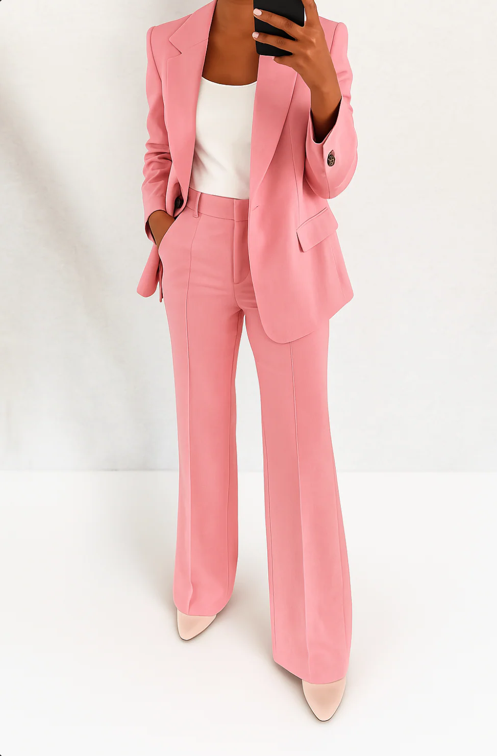 Eleanor | Costume Pantalon Ajusté Formelle Structuré