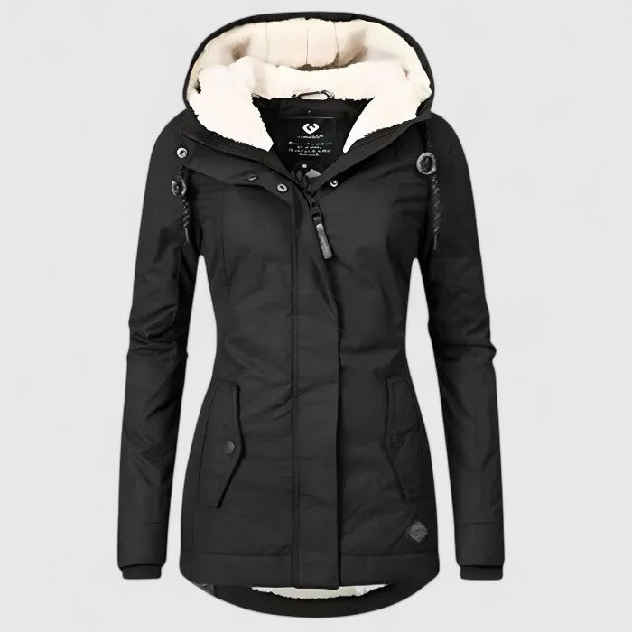 Nora | Manteau D'hiver Imperméable à Capuche