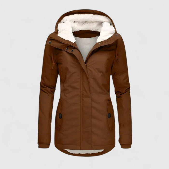 Nora | Manteau D'hiver Imperméable à Capuche