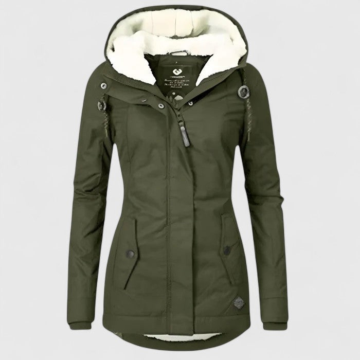 Nora | Manteau D'hiver Imperméable à Capuche