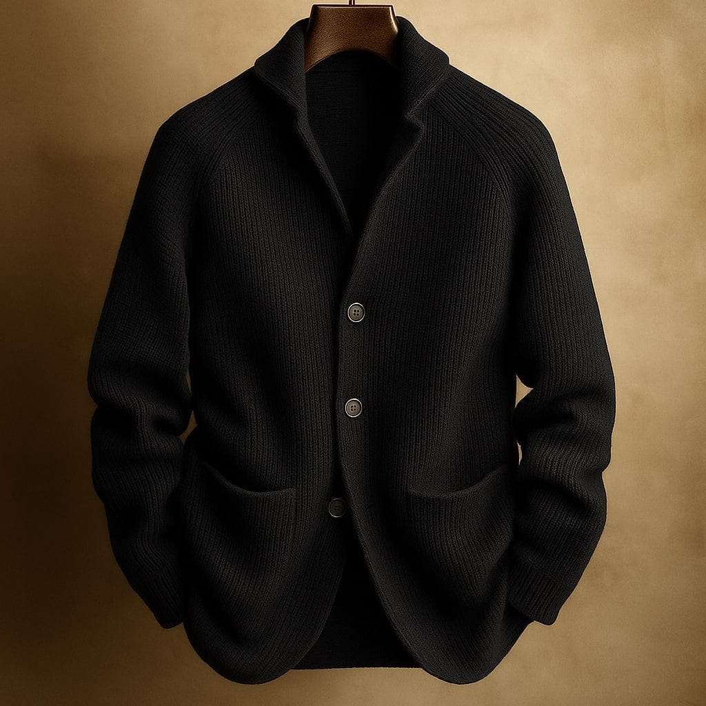 Peter | Blazer en Maille Côtelée