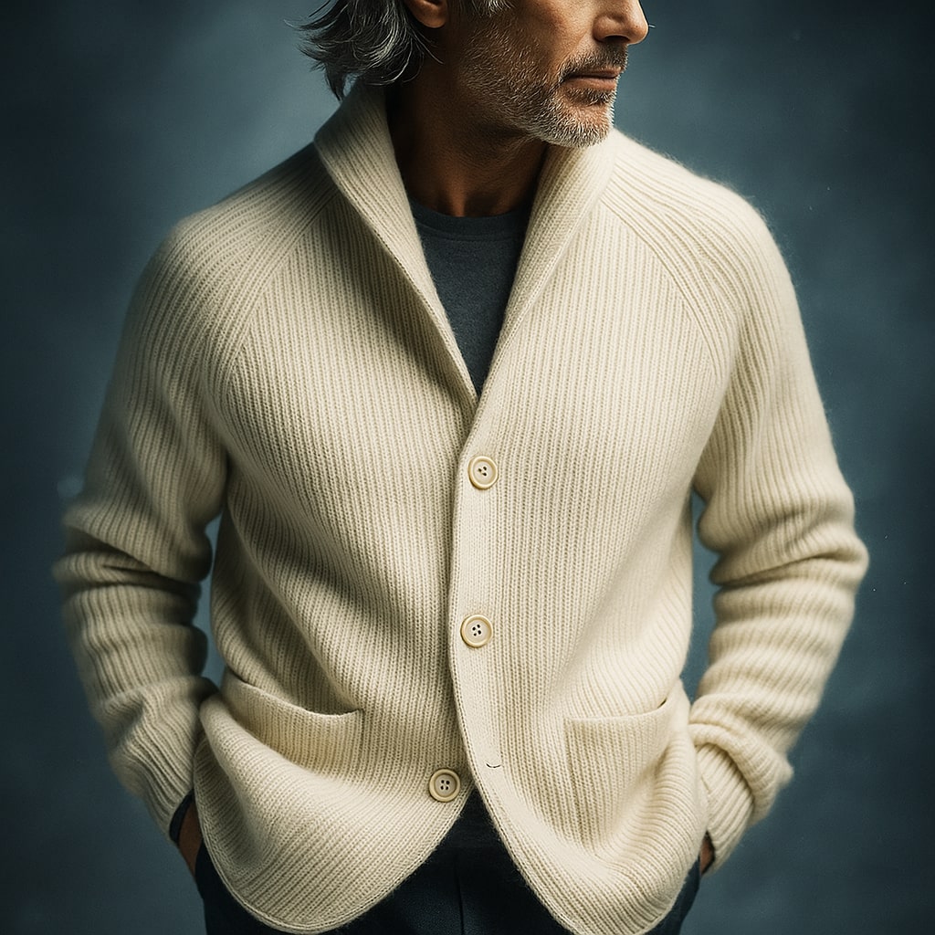 MIKE | GILET EN LAINE CÔTELÉE