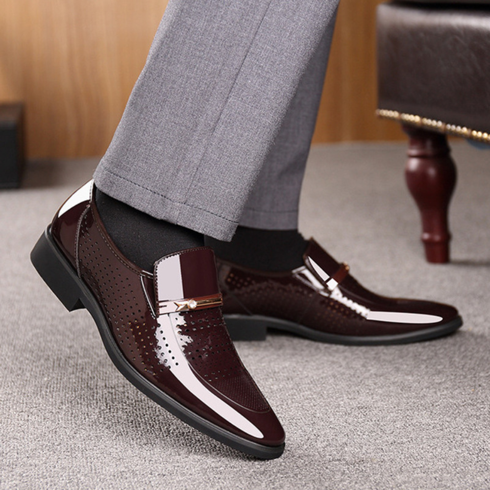 Martin | Mocassins en Cuir Verni