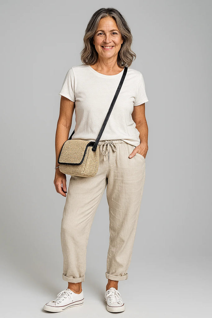 Rena | Pantalon élégant coton