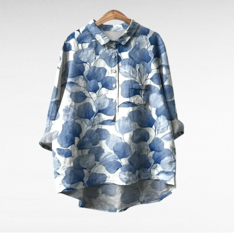Émilie | Chemise Élégante à Motif Émilie