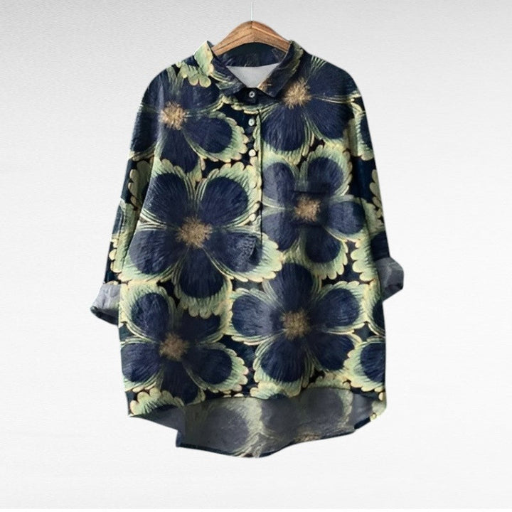 Émilie | Chemise Élégante à Motif Émilie