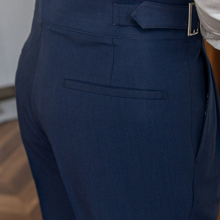 Timothy | Pantalon Fluide Taille Haute Elégant