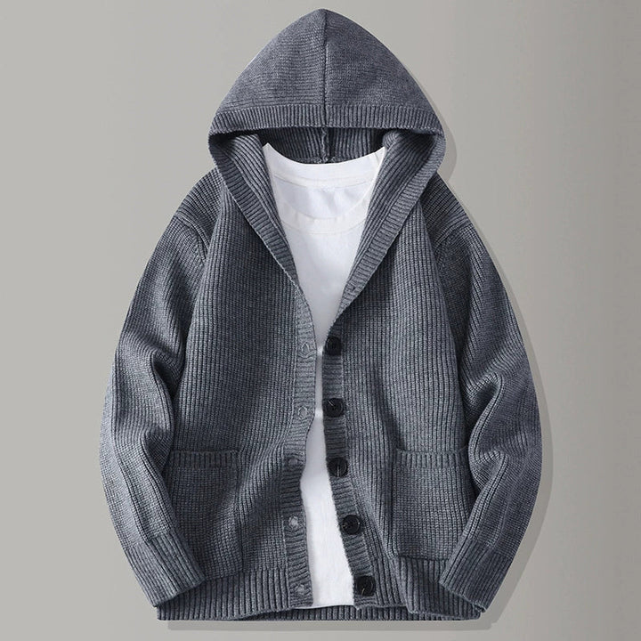 MORGAN | CARDIGAN À CAPUCHE EN MAILLE