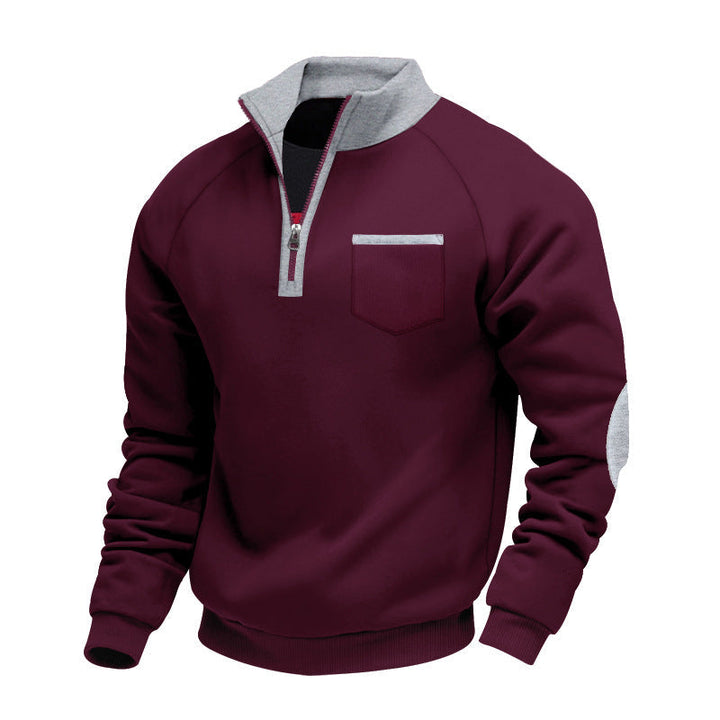 DEVIN | PULL EN POLAIRE AVEC MOITIÉ ZIP