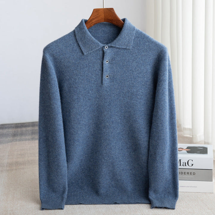 MON | PULL POLO CLASSIQUE (laine haut de gamme)