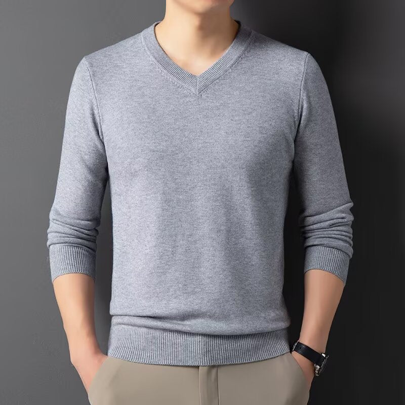 KEN | PULL EN MAILLE À COL EN V