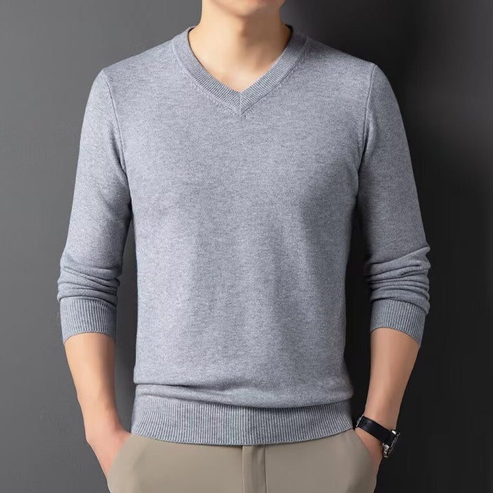 KEN | PULL EN MAILLE À COL EN V