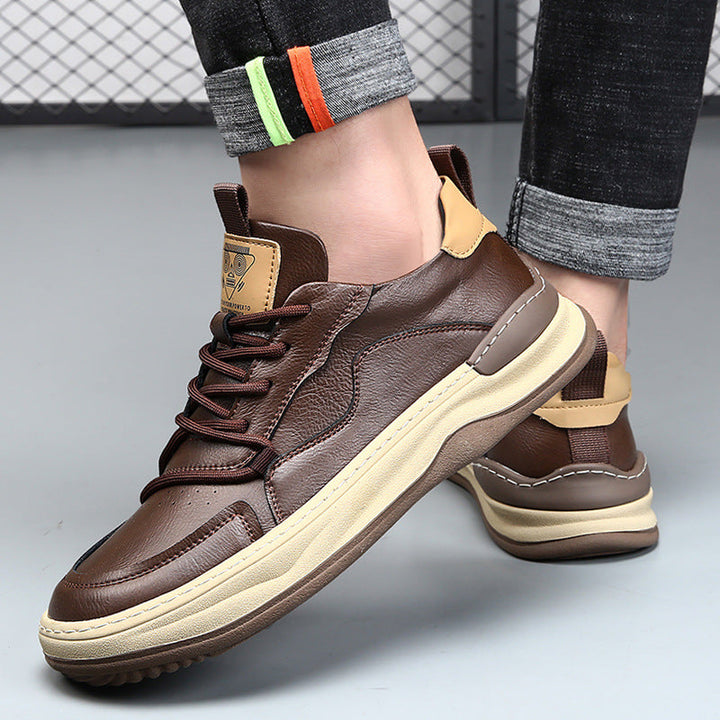 Ron | Baskets en Cuir Véritable Noble Italiana