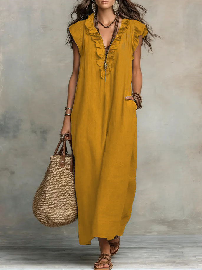 Melinda | Robe Bohemienne Chic et Fluide