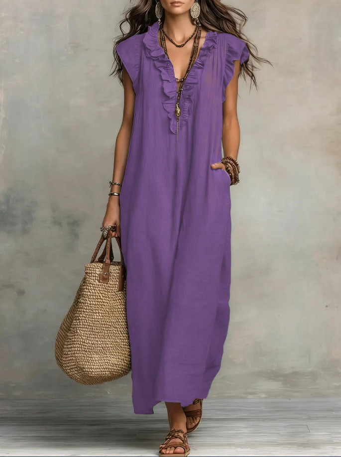 Melinda | Robe Bohemienne Chic et Fluide