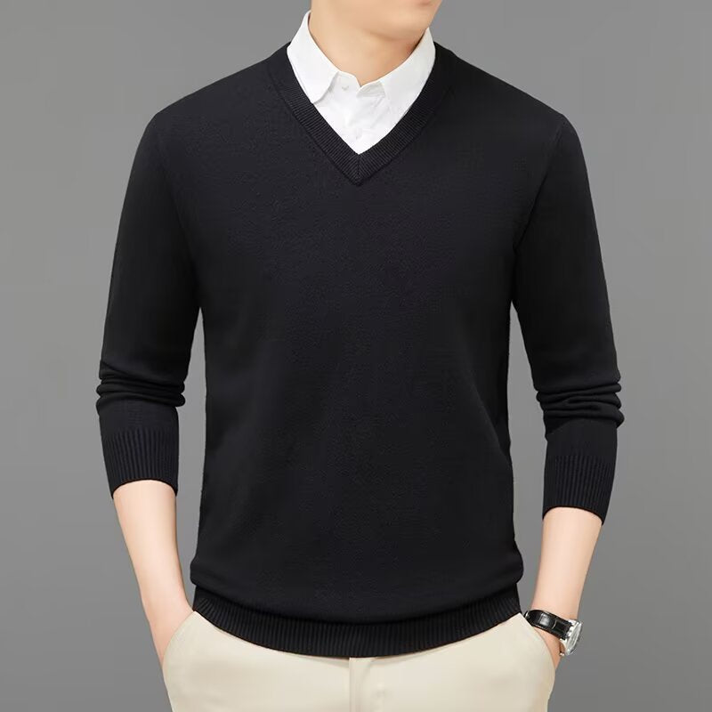 KEN | PULL EN MAILLE À COL EN V