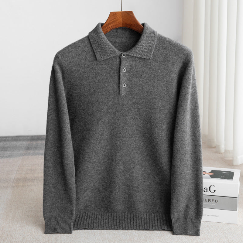 MON | PULL POLO CLASSIQUE (laine haut de gamme)