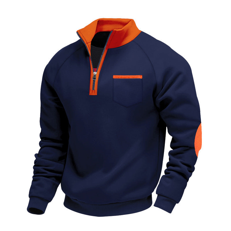 DEVIN | PULL EN POLAIRE AVEC MOITIÉ ZIP