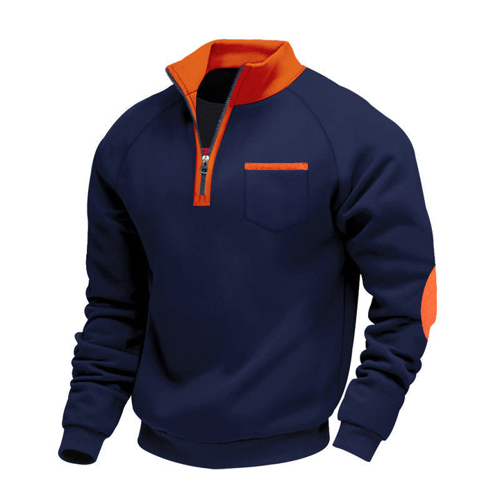 DEVIN | PULL EN POLAIRE AVEC MOITIÉ ZIP