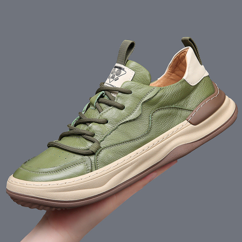 Ron | Baskets en Cuir Véritable Noble Italiana