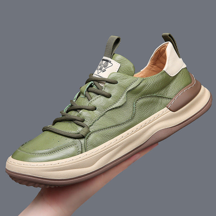 Ron | Baskets en Cuir Véritable Noble Italiana
