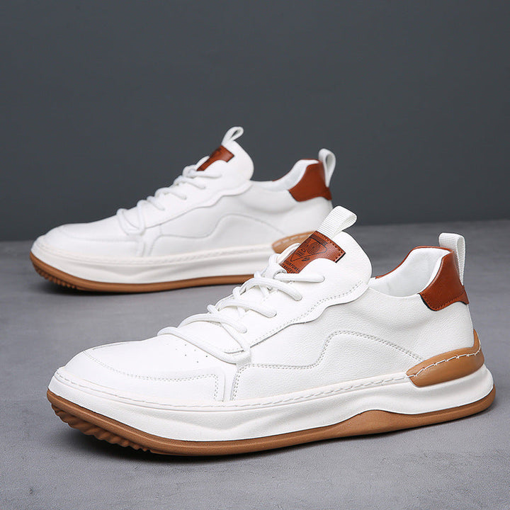 Ron | Baskets en Cuir Véritable Noble Italiana