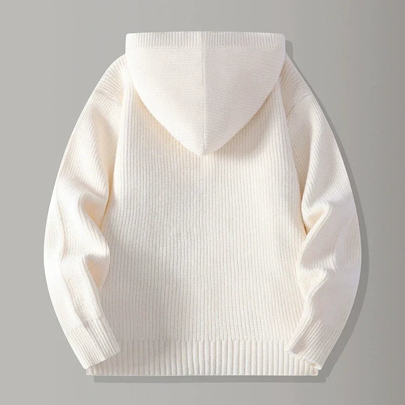 MORGAN | CARDIGAN À CAPUCHE EN MAILLE