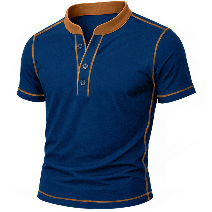 TONY | CHEMISE HENLEY AVEC BORD EMBER