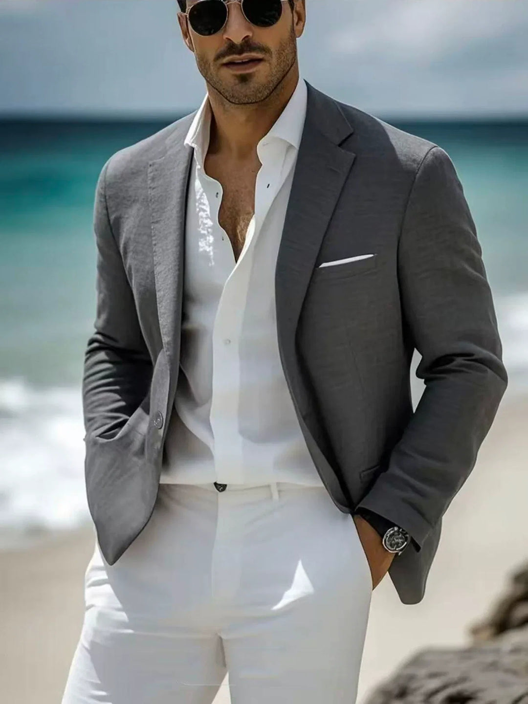 IVO | BLAZER À REVERS CLASSIQUE