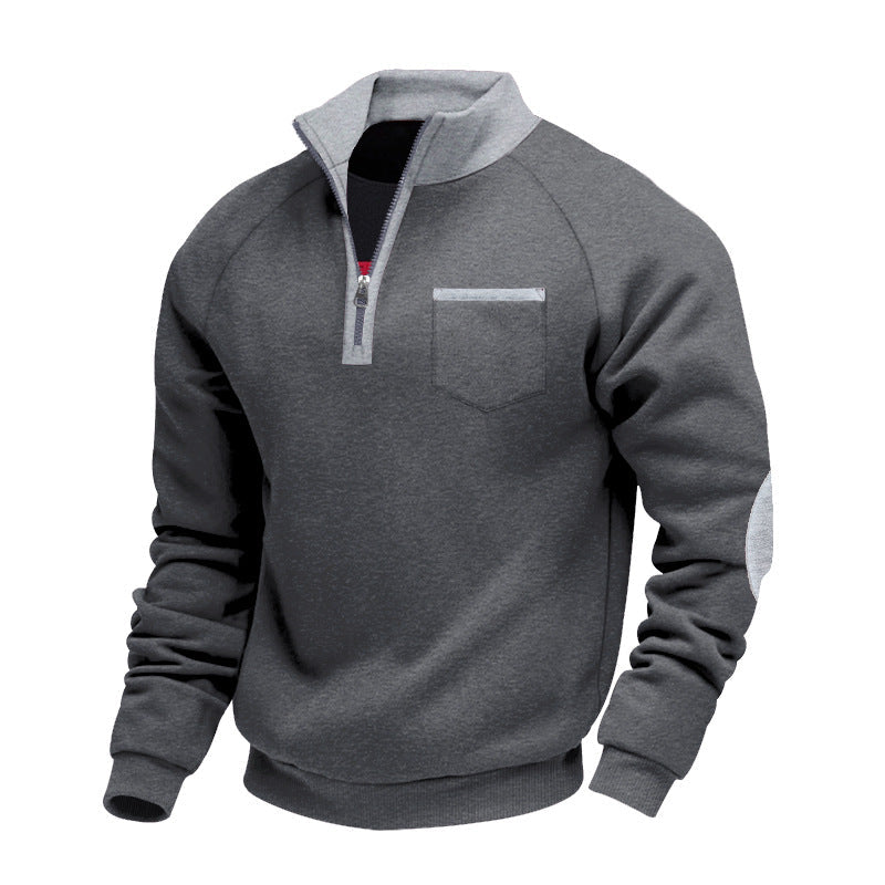 DEVIN | PULL EN POLAIRE AVEC MOITIÉ ZIP