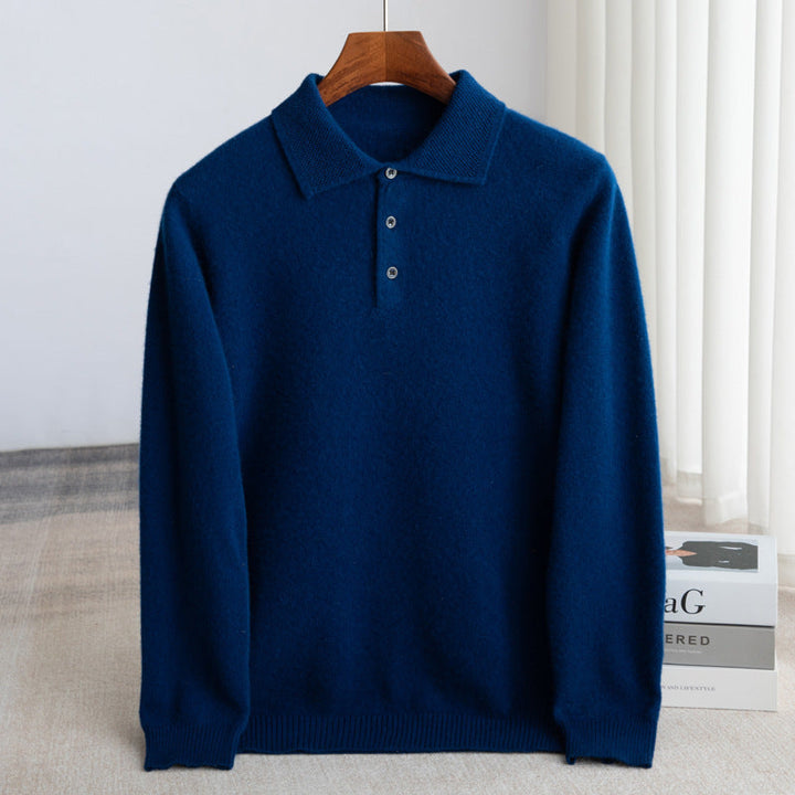 MON | PULL POLO CLASSIQUE (laine haut de gamme)