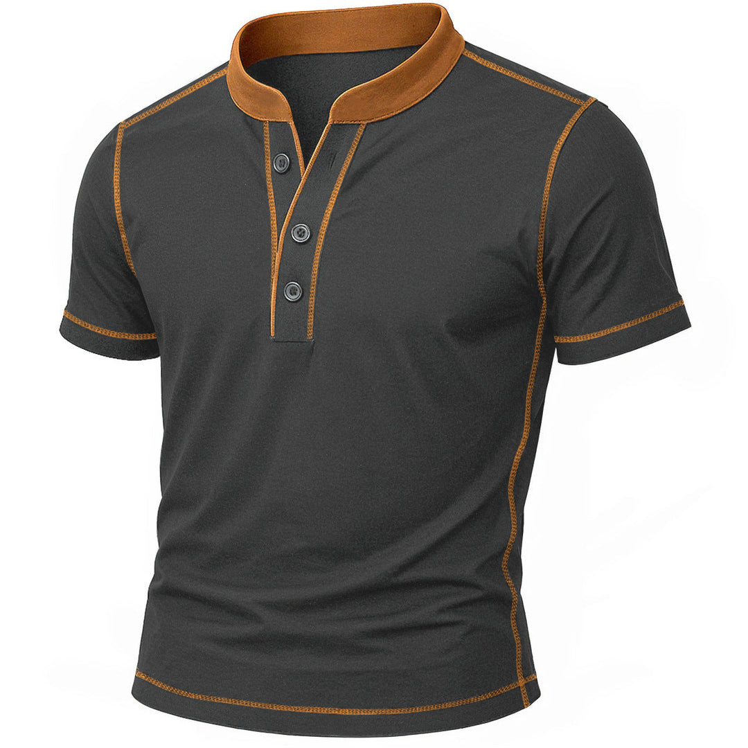 TONY | CHEMISE HENLEY AVEC BORD EMBER