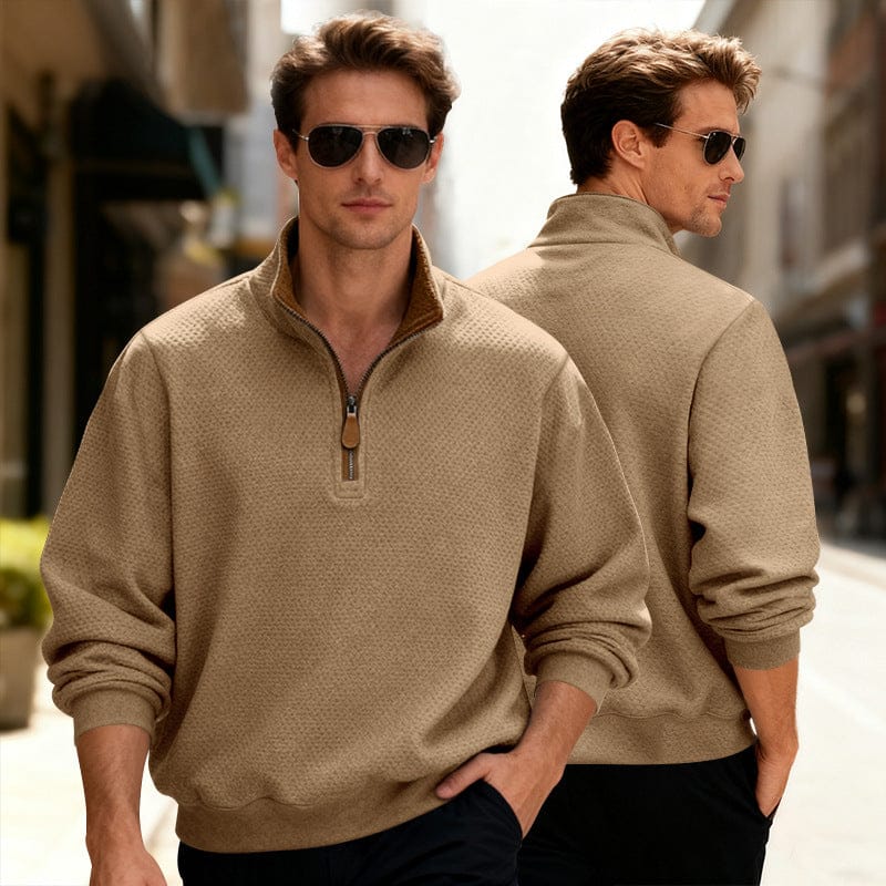 ROLLY | PULL TEXTURÉ ZIPPÉ