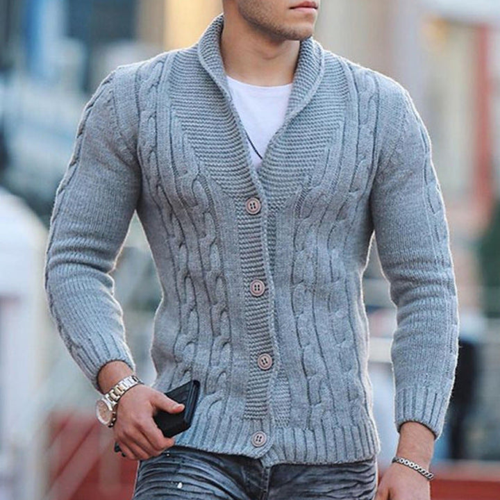 STEVEN | CARDIGAN EN MAILLE TEXTURÉE
