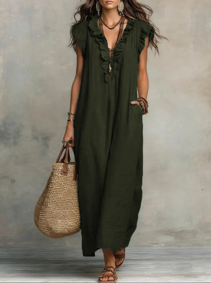 Melinda | Robe Bohemienne Chic et Fluide