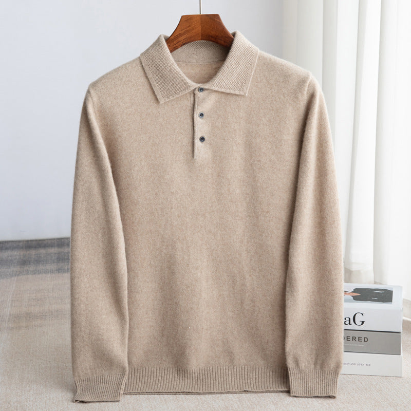MON | PULL POLO CLASSIQUE (laine haut de gamme)