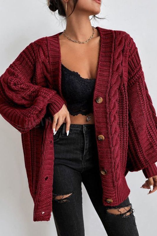 Hannie | Cardigan Confort Oversize en Tricot