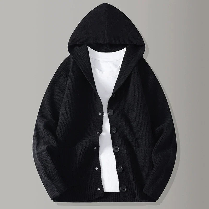 MORGAN | CARDIGAN À CAPUCHE EN MAILLE