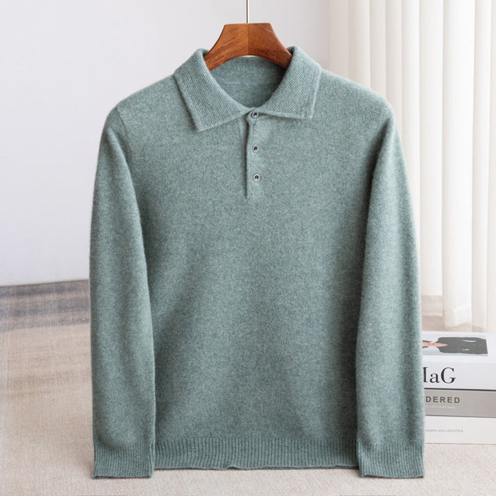 MON | PULL POLO CLASSIQUE (laine haut de gamme)