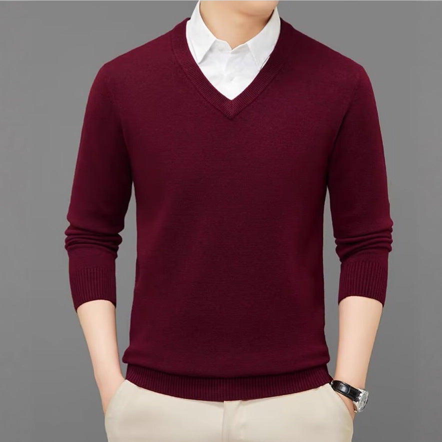 KEN | PULL EN MAILLE À COL EN V