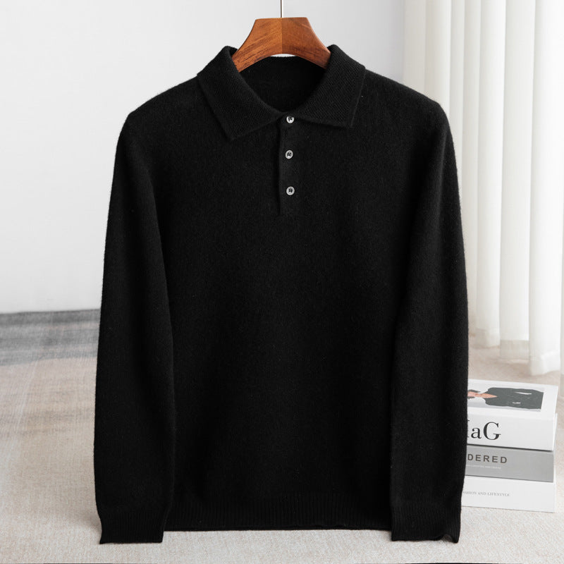 MON | PULL POLO CLASSIQUE (laine haut de gamme)