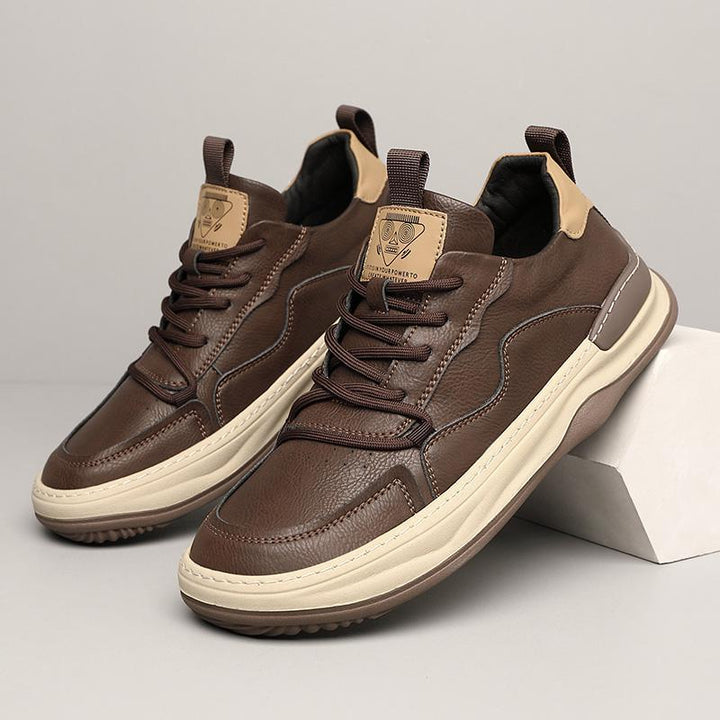 Ron | Baskets en Cuir Véritable Noble Italiana