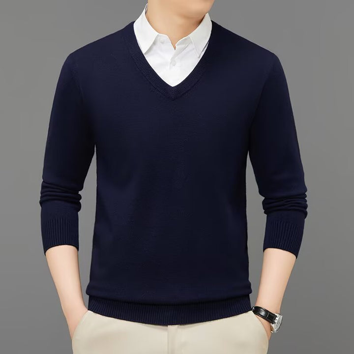 KEN | PULL EN MAILLE À COL EN V