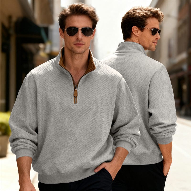 ROLLY | PULL TEXTURÉ ZIPPÉ