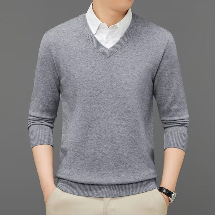 KEN | PULL EN MAILLE À COL EN V